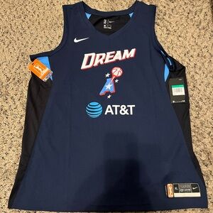 WNBA Tiffany Hayes Blue Nike Swingman Basketball Jersey Atlanta Dream 🏀 #15
